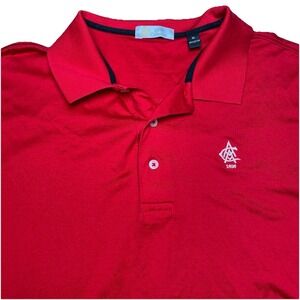 AAC Atlanta Athletic Club Golf Polo XL 100% Cotton Vibrant Red 1898 Collection